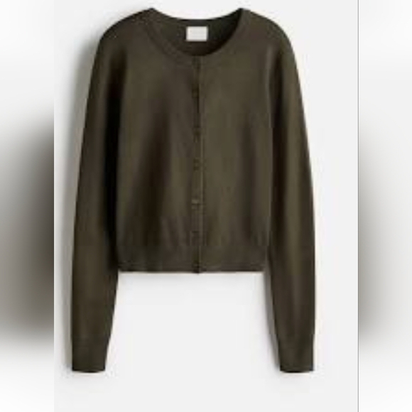 Women's Super Soft Long sleeve Cardigan Green H&M Size XXL - Picture 4 of 14